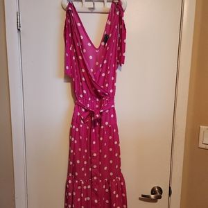Gabby Skye Polka Dot Dress Size 16